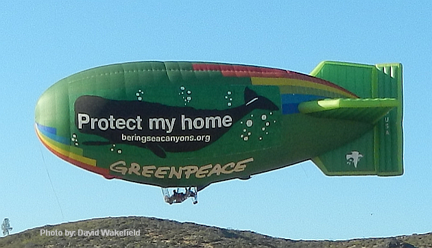 Greenpeace Thermal Airship - © Cheers Over California, Inc.